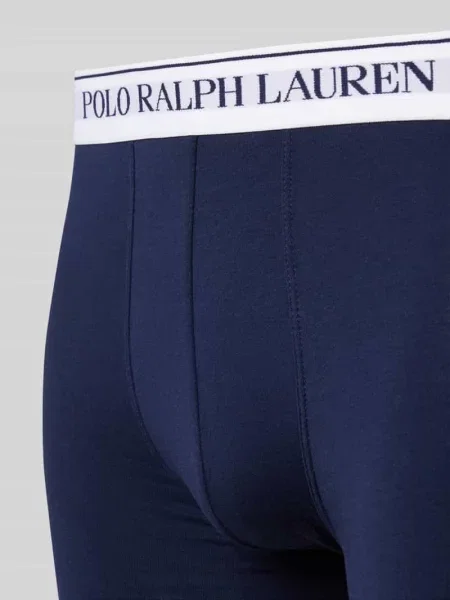 Obcisłe bokserki z z logo w zestawie 3 szt. Polo Ralph Lauren Underwear granatowe