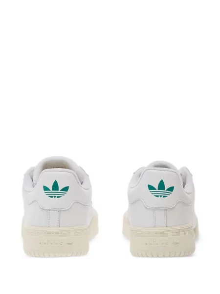 Csíkos kötött galléros póló Adidas fekete