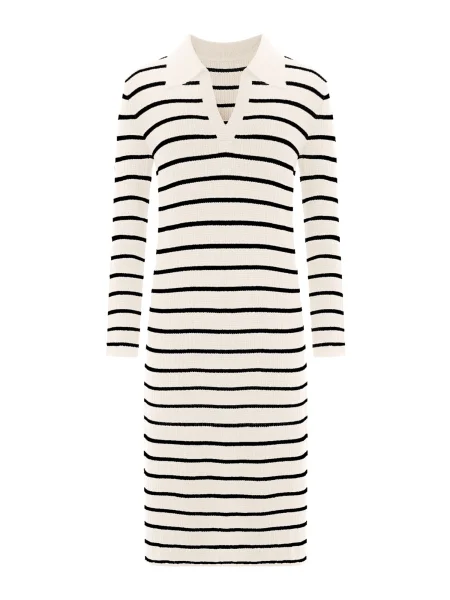 Imily Bela Rochie tricotat bej negru
