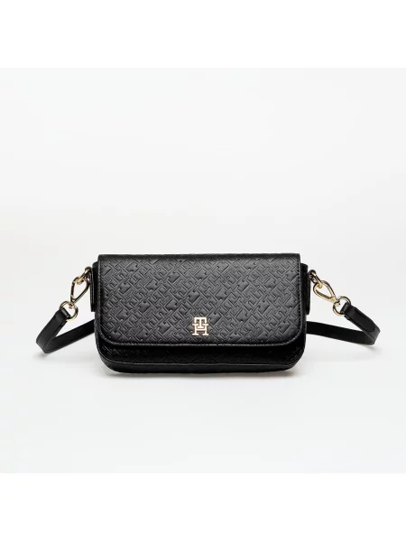 Kabelka Tommy Hilfiger Th Icon Conv Crossover Mono Black Universal černá