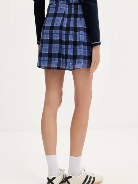 Sukně Tommy Jeans tmavomodrá mini áčková
