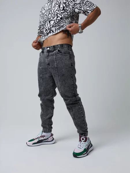 ABOUT YOU x Benny Cristo Jeans Simon gri denim