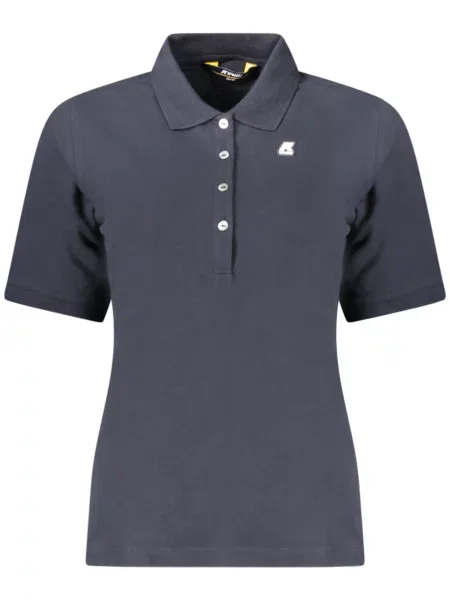 Krótki polo K-way z krótkim rękawem niebieskie