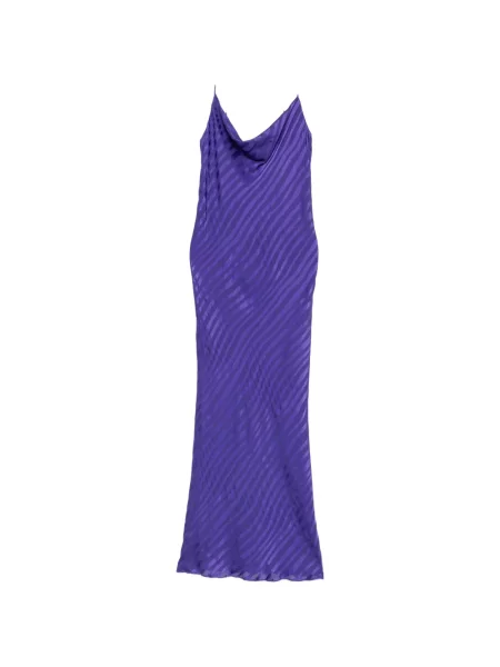 Rochie Patrizia Pepe cu dungi violet