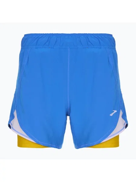 Běžecké šortky Brooks Chaser 5" bluetiful/golden hour modré