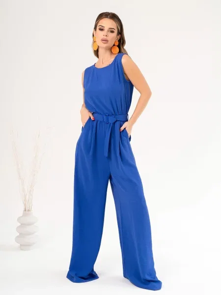 ISSA Plus Комбінезон зі штанами Без підкладки синій