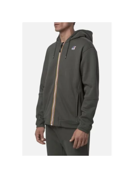 Bluza z kapturem K-way zielona