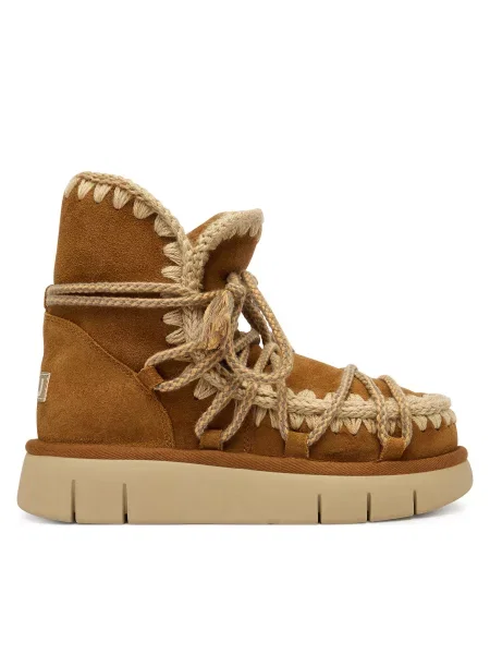 Дутики Mou коричневые