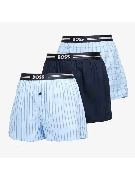 Boxeri Hugo Boss Woven Boxer Blue XL albastru