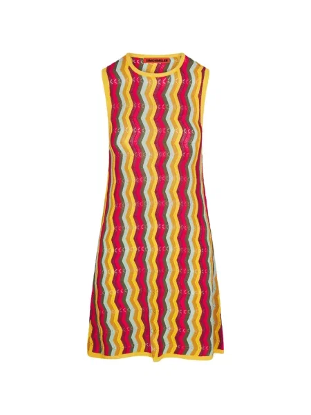 Rochie mini Simon Miller fără mâneci tricotate roșu