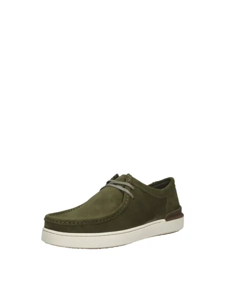 Półbuty Clarks zielone