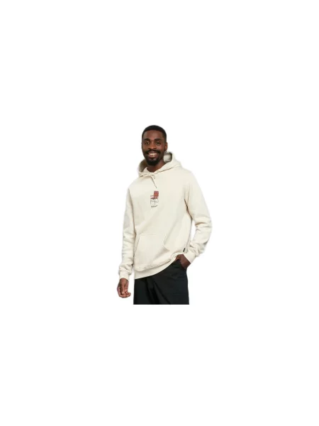 Dedicated Hoodie Falun Lawn Chair Oat White Mężczyźni Bluzy i bluzy z kapturem Dedicated Biały Size: L czarna