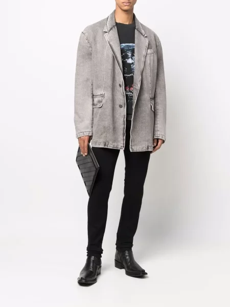 Liesas skinny fit džinsai Diesel 1979 SLEENKER juoda