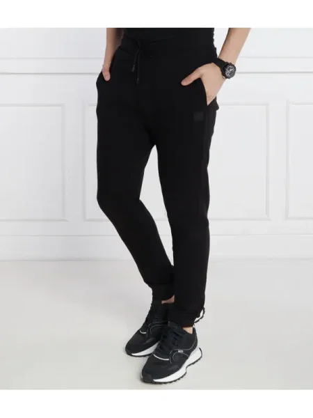 BOSS ORANGE Pantaloni de trening Sestart | Regular Fit negru