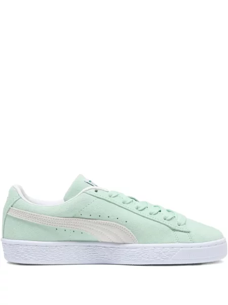 Sneakerși Puma Suede din piele de căprioară clasici alb