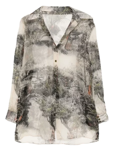 Długa koszula Isabel Sanchis z nadrukiem z długim rękawem