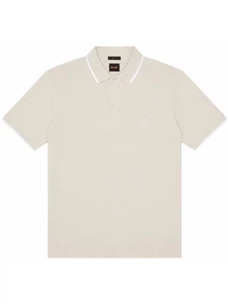 Tricou polo Boss gri