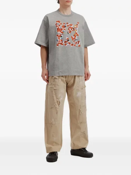 Tricou Kolor cu imagine gri