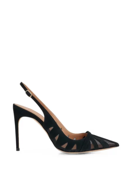 Pantofi cu toc Malone Souliers slingback negru