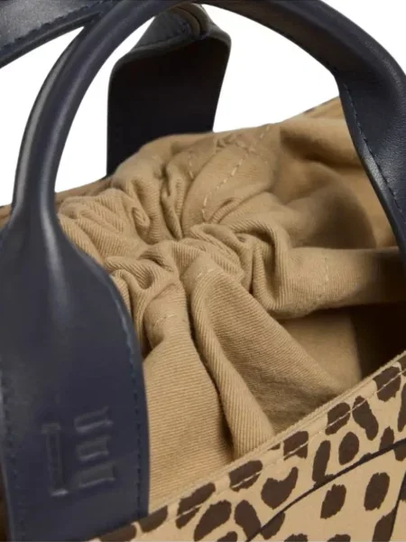 Geantă shopper Inoui Editions cu imagine cu model leopard