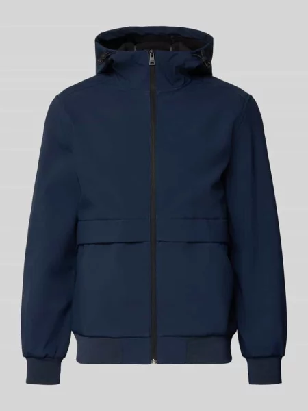 Krój regular fit kurtka funkcyjna z kapturem Tom Tailor Denim