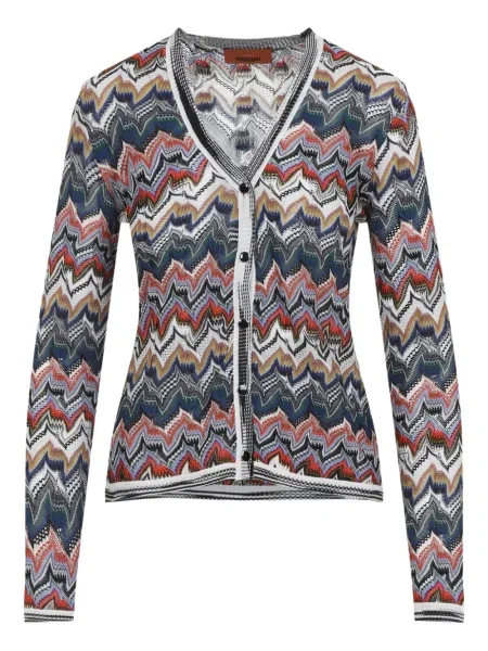 Cardigan Missoni tricotate albastru