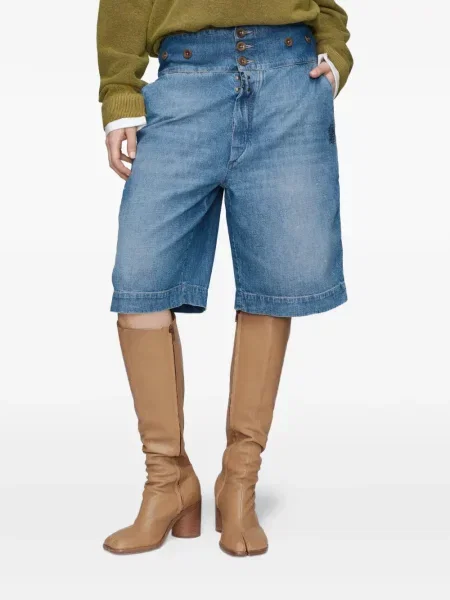 Džínové šortky Maison Margiela modré
