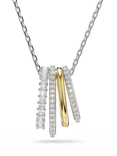 Palton Swarovski transparente auriu