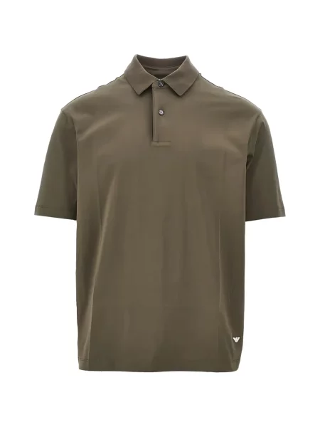 Scurt tricou polo Emporio Armani maro
