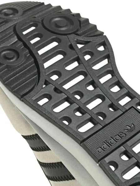 Top Adidas alergare cu decolteu în V alb