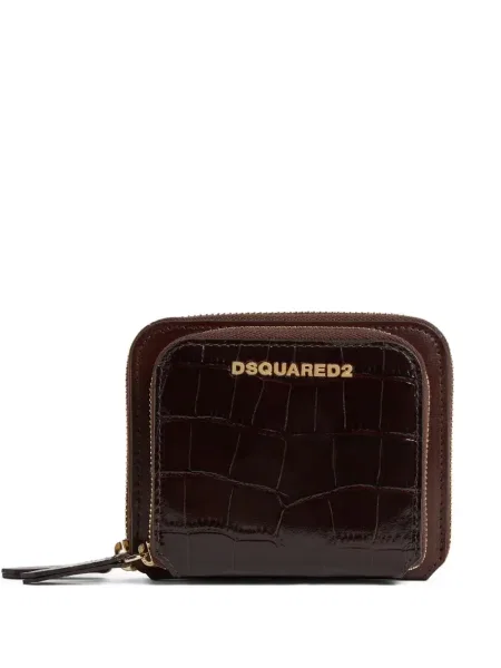 Portofel Dsquared2 din piele maro