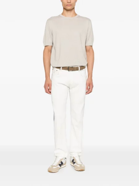 Tricou Corneliani cu decolteu rotund gri