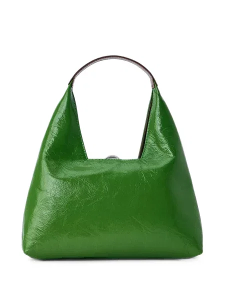 Geantă shopper Marni din piele verde