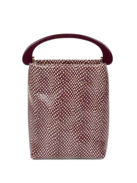 Geantă de mână Dries Van Noten cu imagine violet