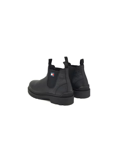 Tommy Jeans Chelsea cipele Tjm Chelsea Leather Wl crna