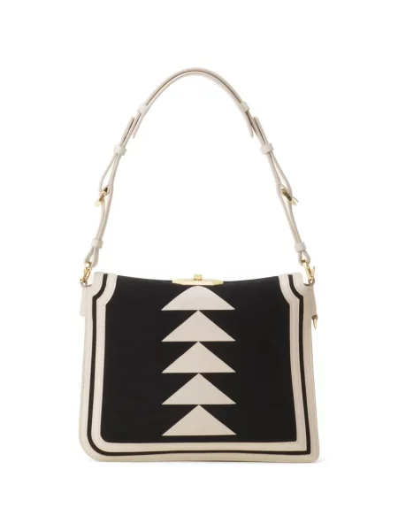 Geantă Lanvin cu imprimeu geometric