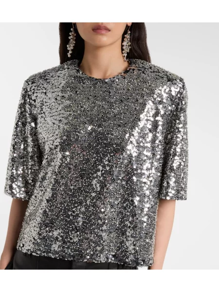 Top Isabel Marant argintiu