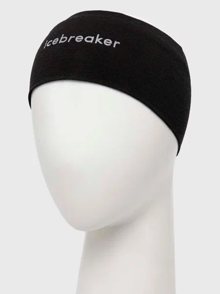 Czapka Icebreaker z wełny merino czarna