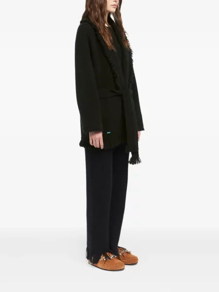 Cardigan Alanui cu franjuri negru