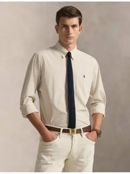 POLO RALPH LAUREN Cămașă | stretch bej