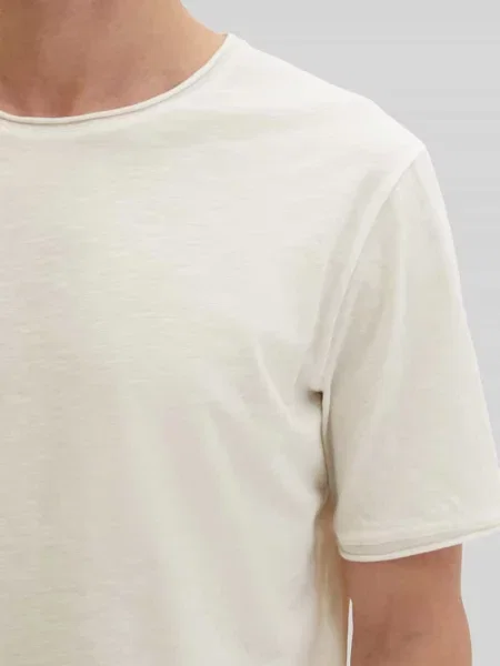 T-shirt o kroju regular fit z czystej bawełny Marc O'polo biała