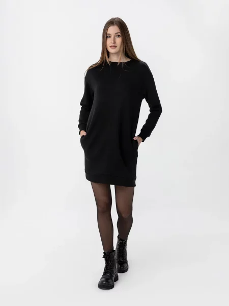 LAWA Сукня міні Бавовна/поліестер чорний