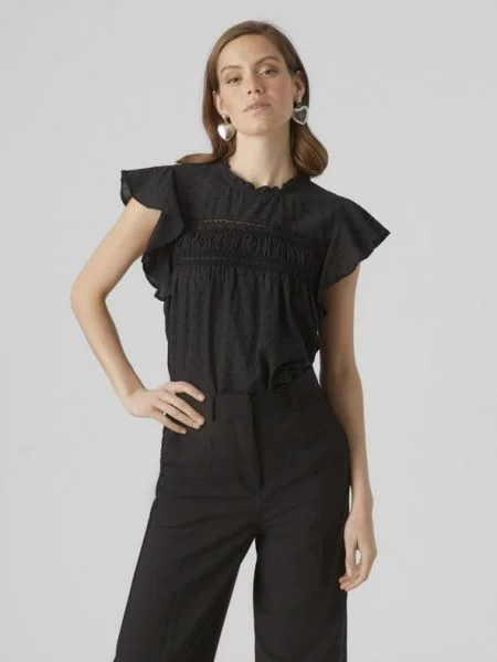 Μπλούζα Vero Moda μαύρο