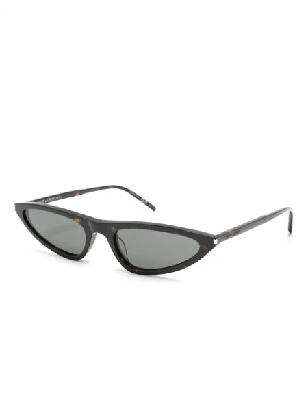 Sluneční brýle Saint Laurent Eyewear hnědé