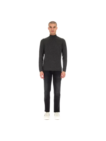 Sweter Roberto Collina wełniany szary