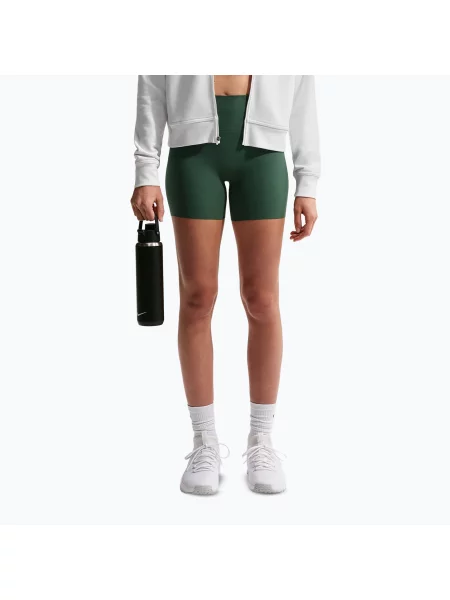 Шорти Nike Zenvy High Waisted Biker 5" fir/white білі