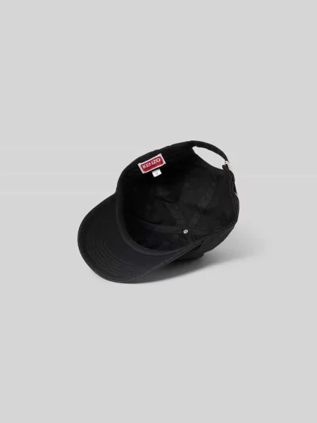 Czapka z daszkiem i naszywką z logo Kenzo czarna