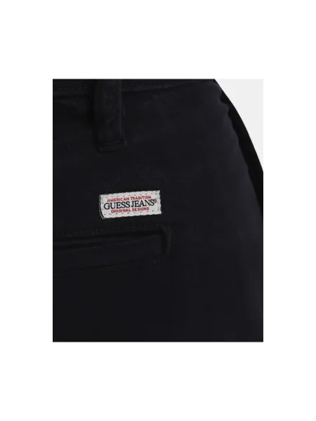Guess Jeans Chino nohavice Tmavomodrá modrá