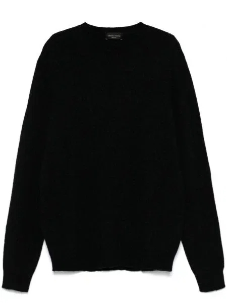 Pulover Roberto Collina lung negru