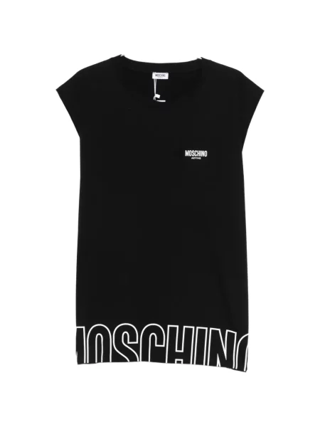 Tricou Moschino cu autograf negru